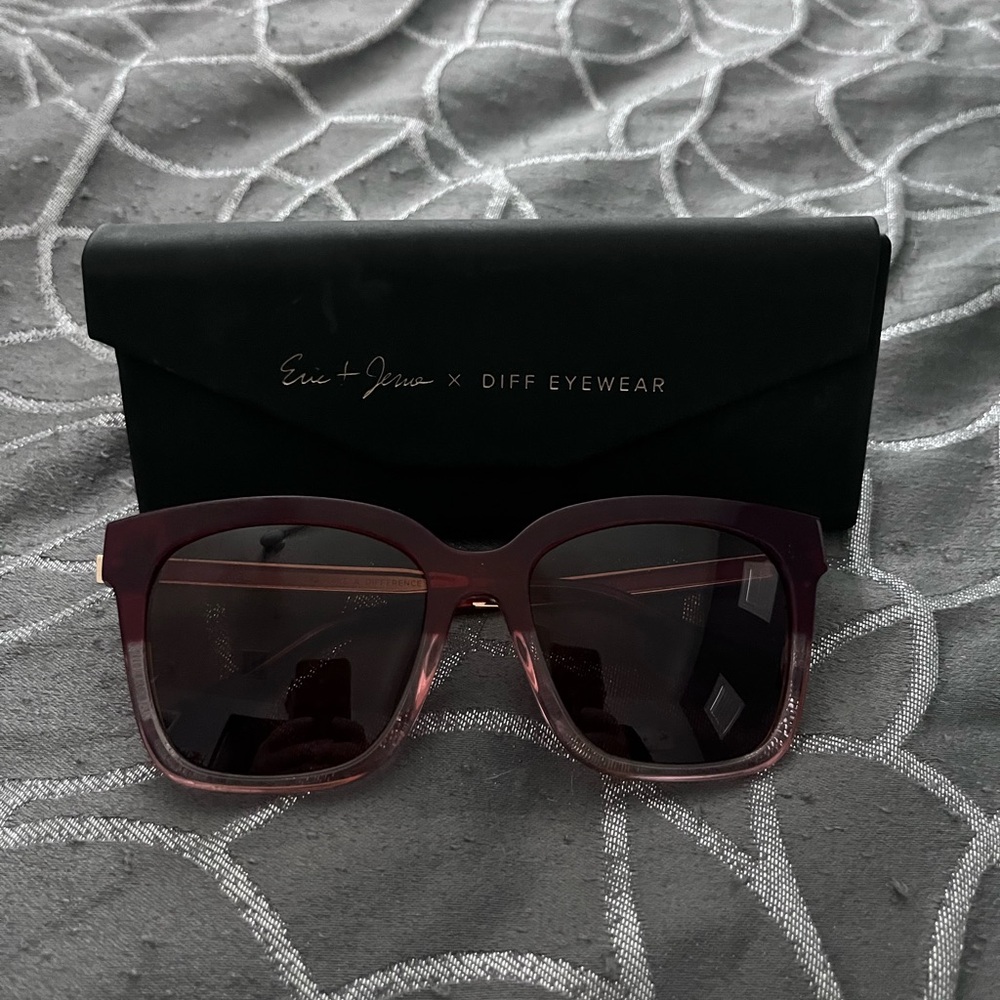 Diff Eyewear Plum Sunglasses